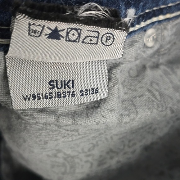 ?Silver Jeans Co Suki Jeans Womens Dark Wash Denim Bootcut Jeans Size 34x30 - Picture 10 of 11